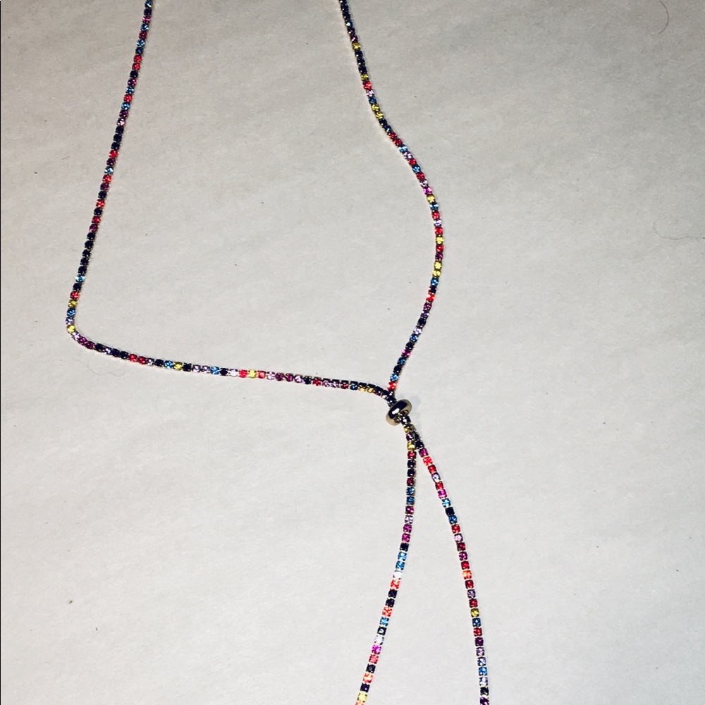 Bling tassel necklace